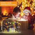 Tableau de Dessin LED Lumineux — Ardoise Magique avec Veilleuse